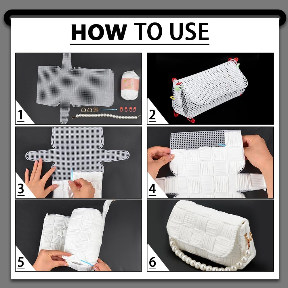 1-4 stuks plastic gaas canvas  - Embroidery Bag recensie en prijs