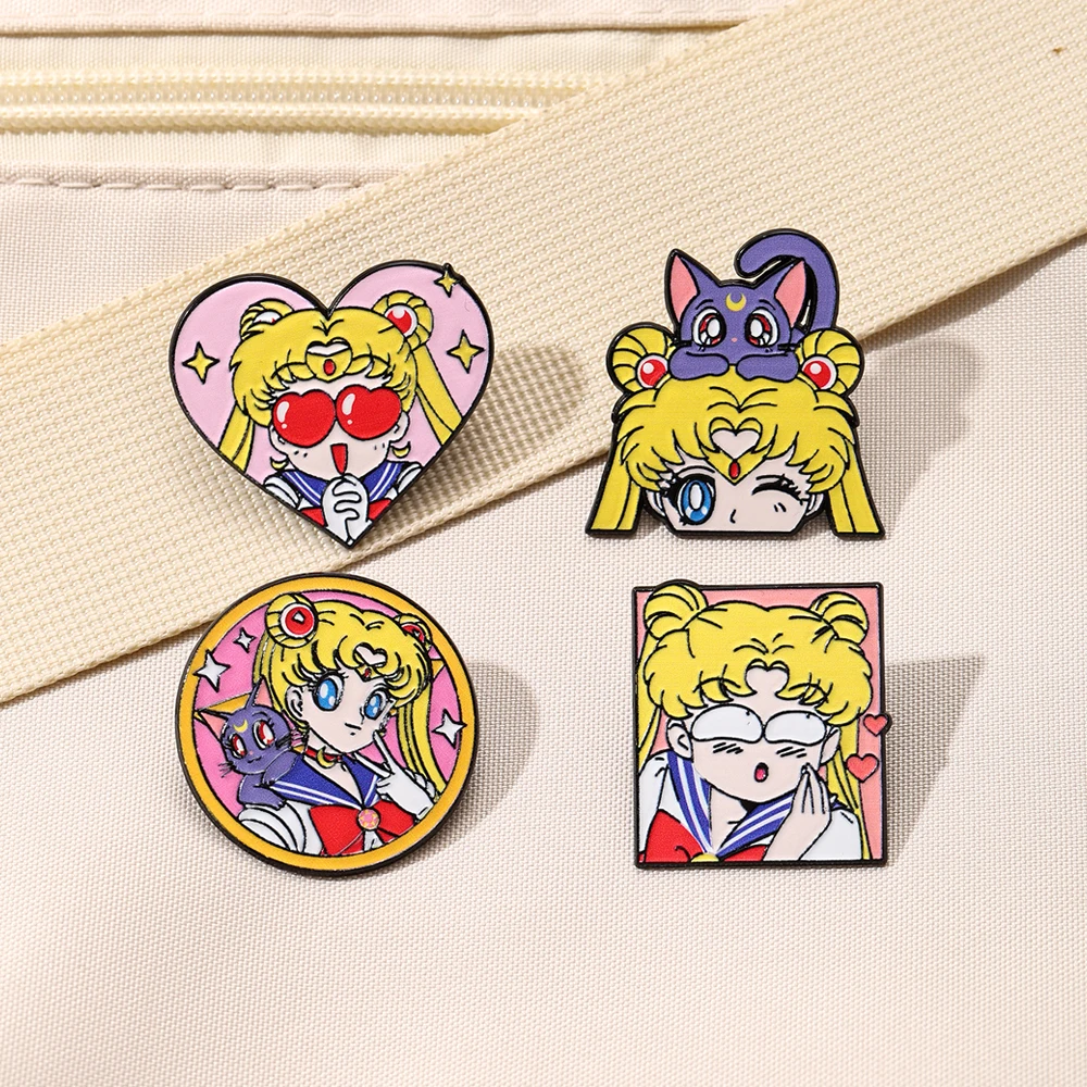 4 stuks Sailor Moon hartvormig - Embroidery Reddit recensie en prijs