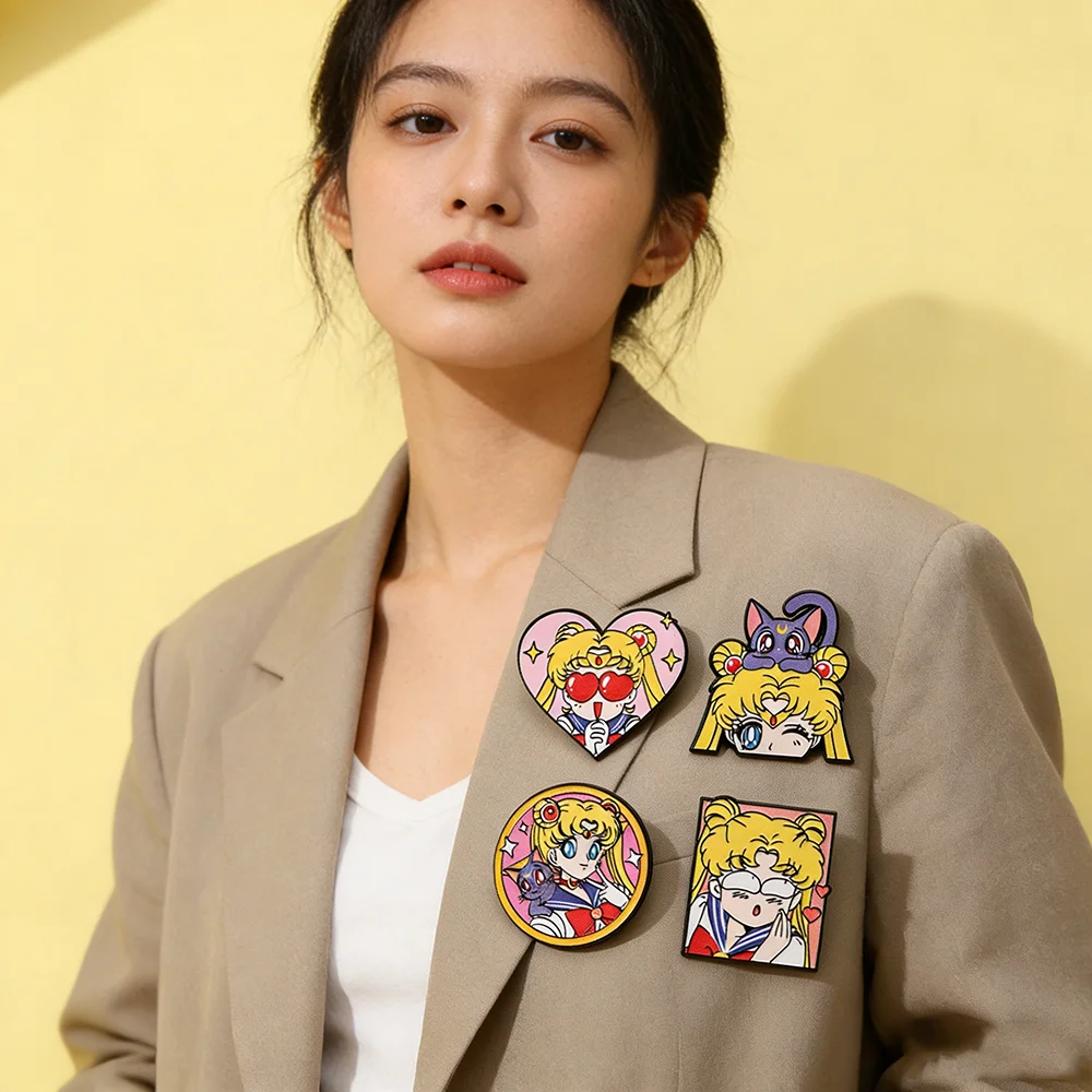 4 stuks Sailor Moon hartvormig - Embroidery Reddit recensie en prijs