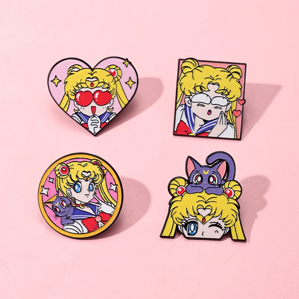 4 stuks Sailor Moon hartvormig - Embroidery Reddit recensie en prijs