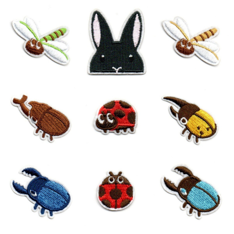 50 stks/partij Anime Borduren  - Embroidery Lady Bug recensie en prijs