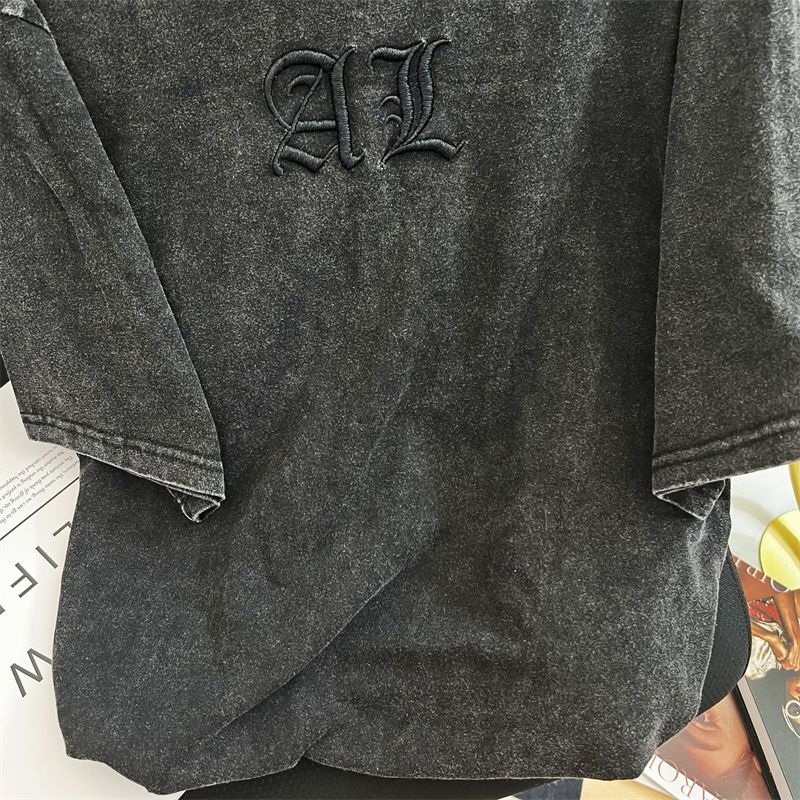 Vintage Art Classic Letter Bor - Embroidery Cotton Shirt recensie en prijs