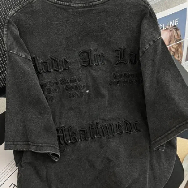 Vintage Art Classic Letter Bor - Embroidery Cotton Shirt recensie en prijs