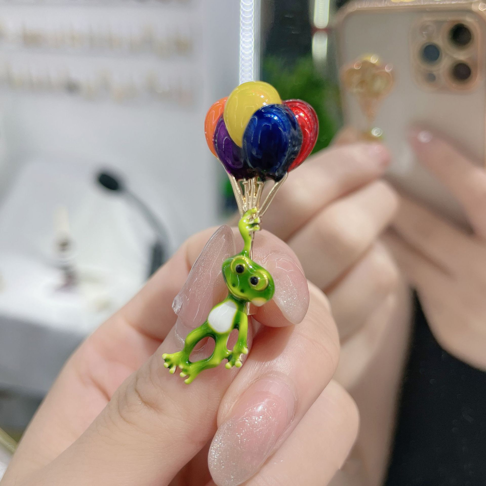 Levendige Kikker Met Kleurrijk - Embroidery Bali recensie en prijs
